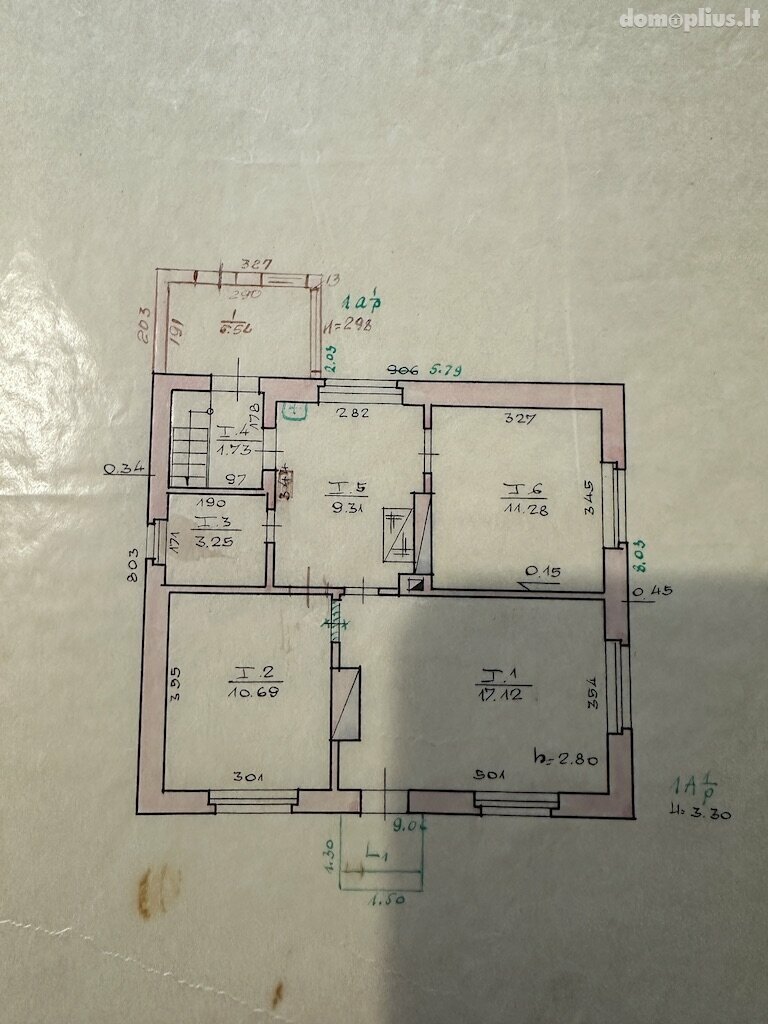 Parduodamas gyvenamasis namas Mažeikių rajono sav., Viekšniuose, Vinkšnų g.