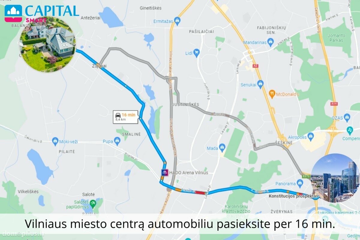 Parduodamas gyvenamasis namas Vilniuje, Pilaitėje, Eitkūnų g.