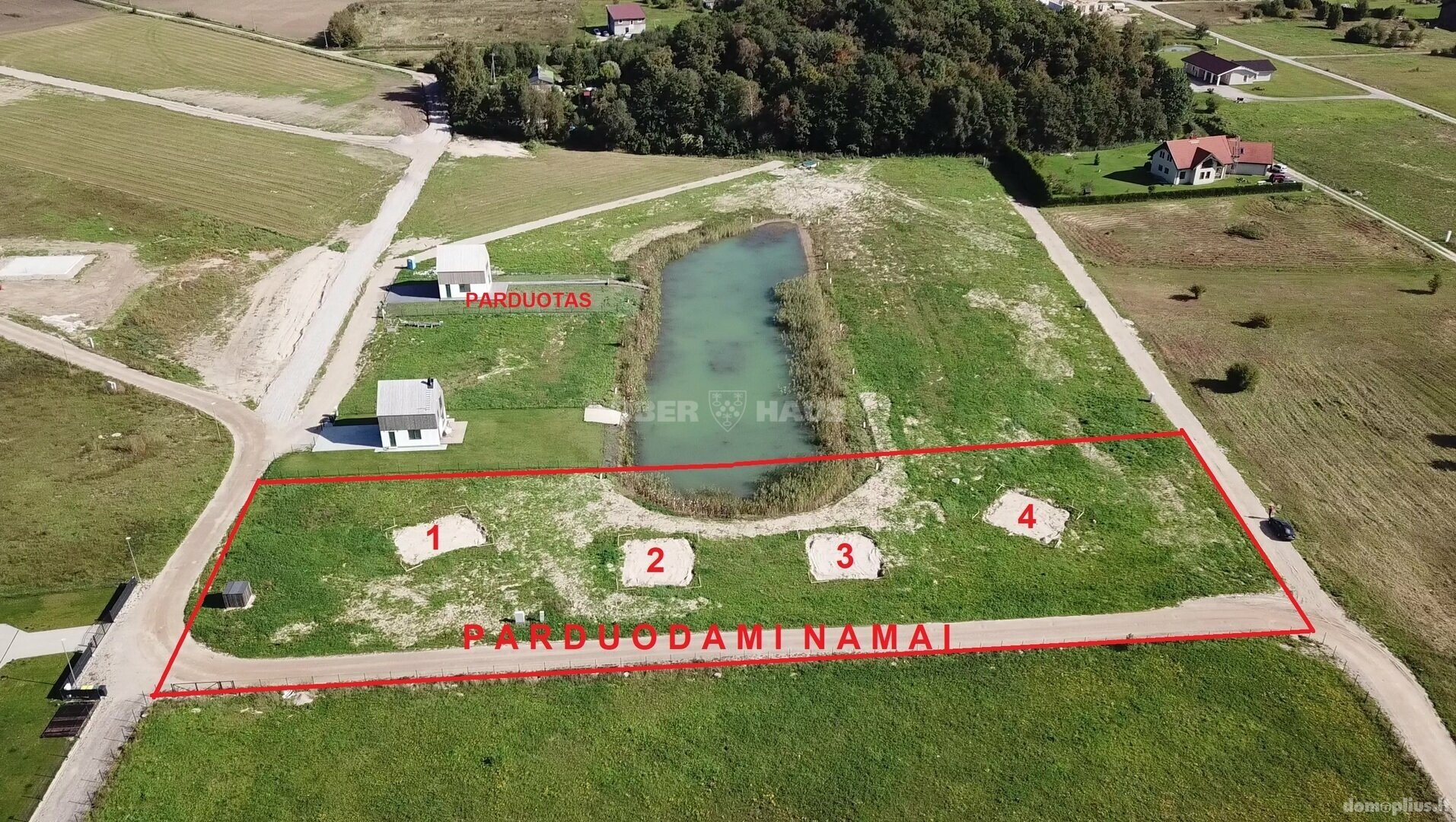 Parduodamas gyvenamasis namas Klaipėdos rajono sav., Grabiuose