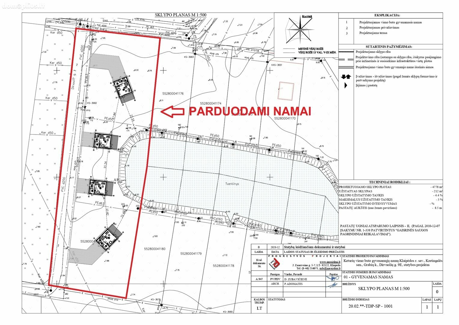 Parduodamas gyvenamasis namas Klaipėdos rajono sav., Grabiuose