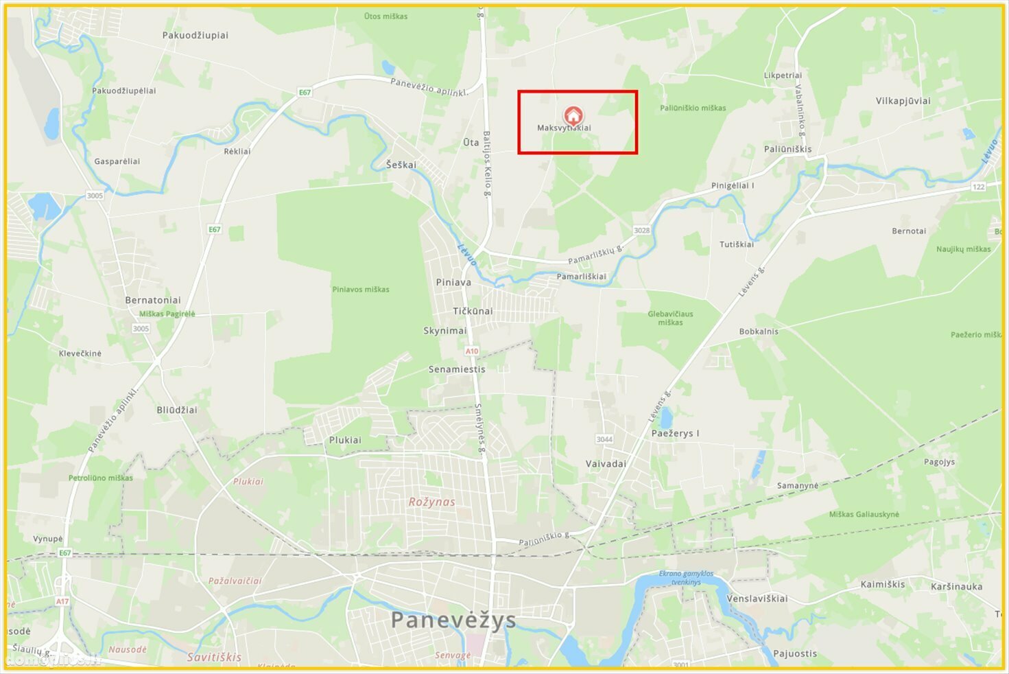 Parduodamas gyvenamasis namas Panevėžio rajono sav., Maksvytiškiuose, Verslo g.