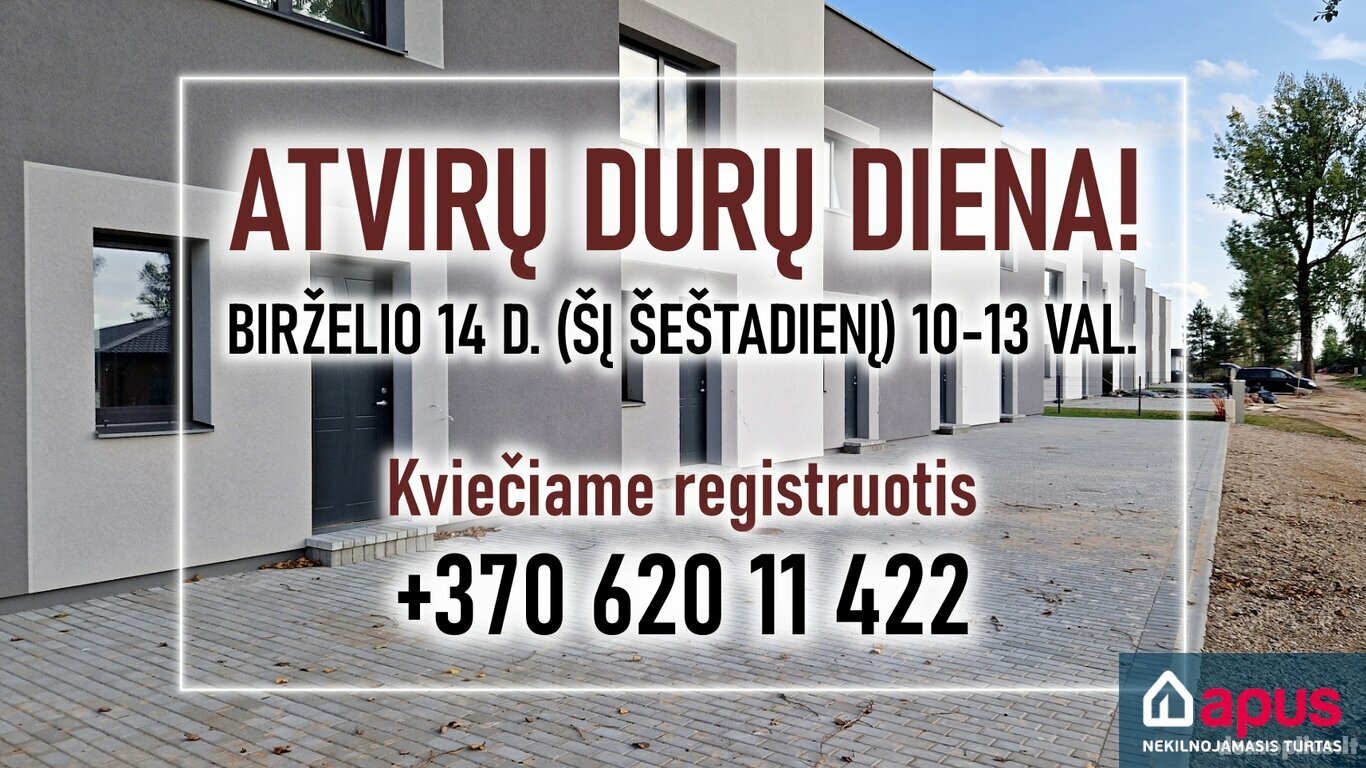 Продаётся сблокированный дом Vilniuje, Pilaitėje, Vorupės g.