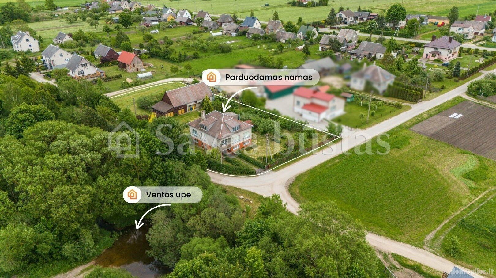 Parduodamas gyvenamasis namas Kelmės rajono sav., Užventyje, Žilvičių g.