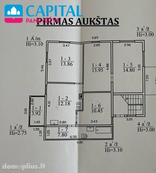 Parduodamas sublokuotas namas Panevėžyje, Centre, Sietyno g.
