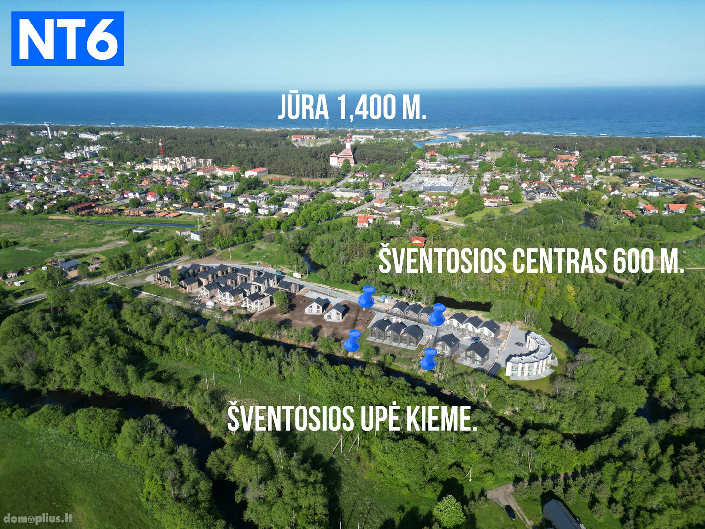 Продаётся сблокированный дом Šventojoje, Šventosios g.