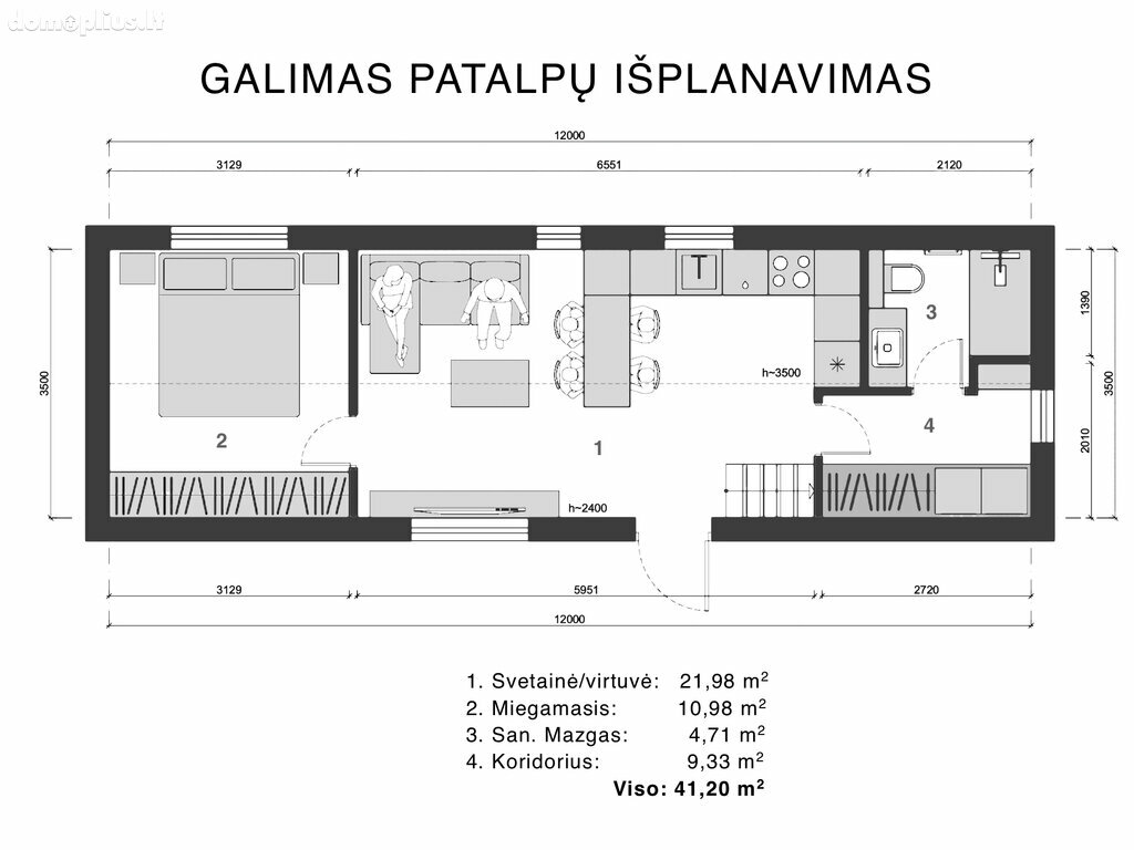 Продаётся дом Trakų rajono sav., Trakuose, Plento g.
