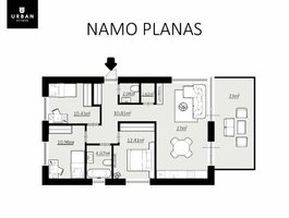 Parduodamas gyvenamasis namas Vilniuje, Antakalnyje, Arimų g.