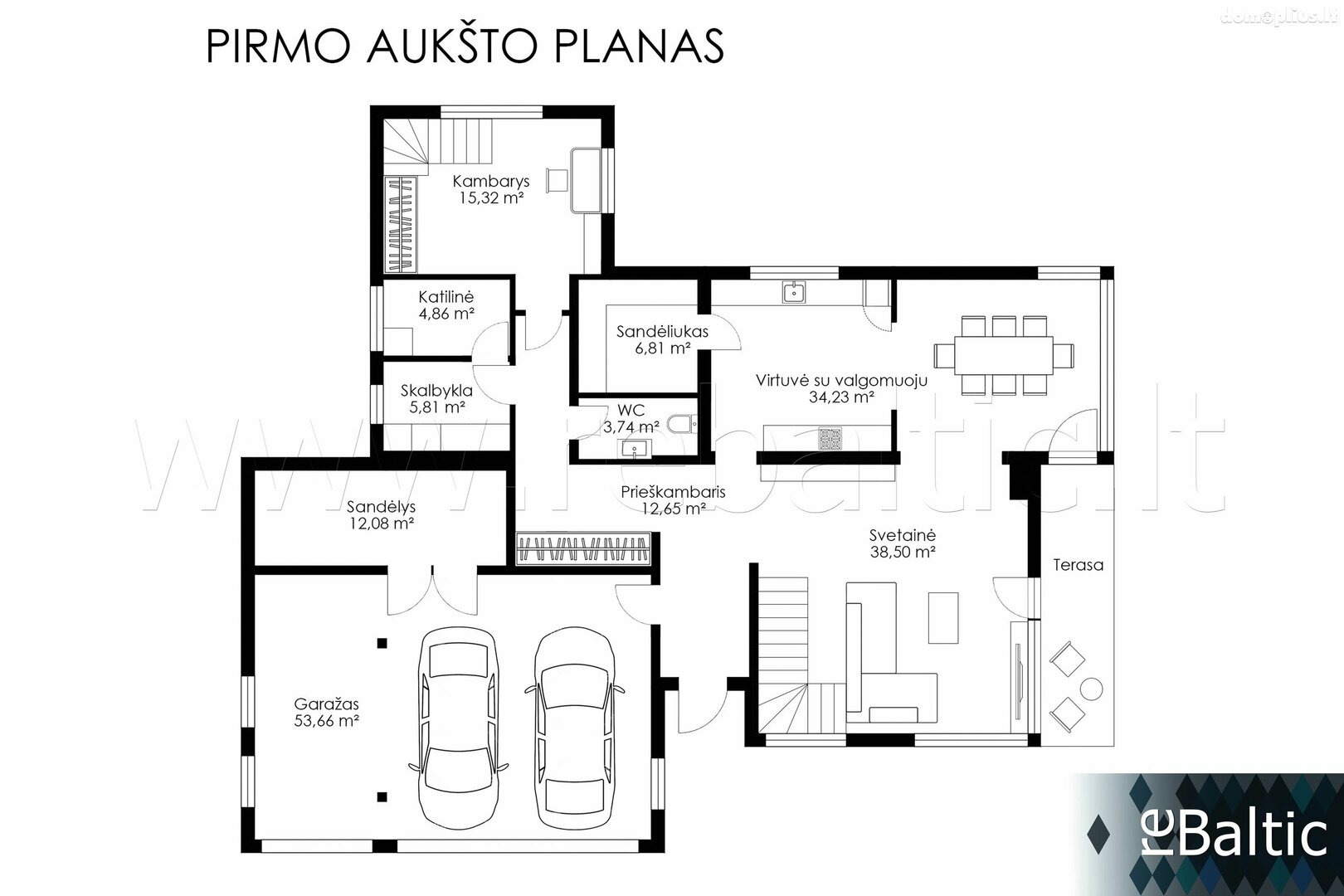Parduodamas gyvenamasis namas Vilniaus rajono sav., Riešėje, Siesarčio g.