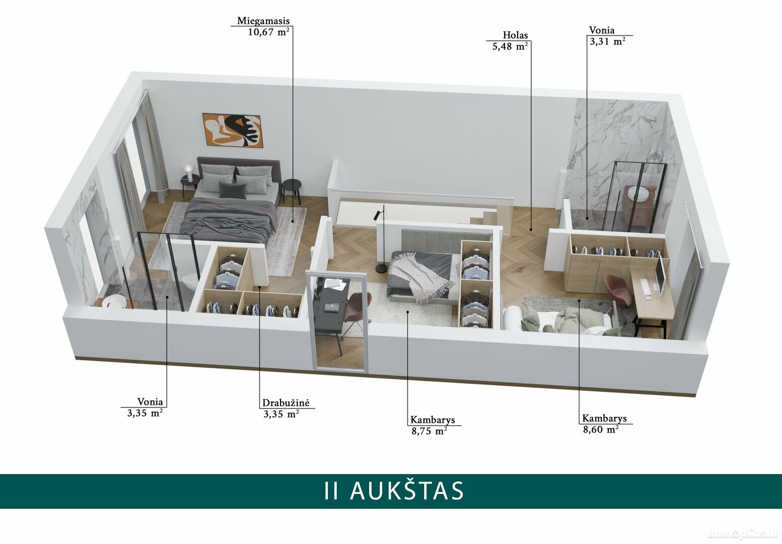 Semi-detached house for sale Vilniuje, Naujoji Vilnia, Kalno g.