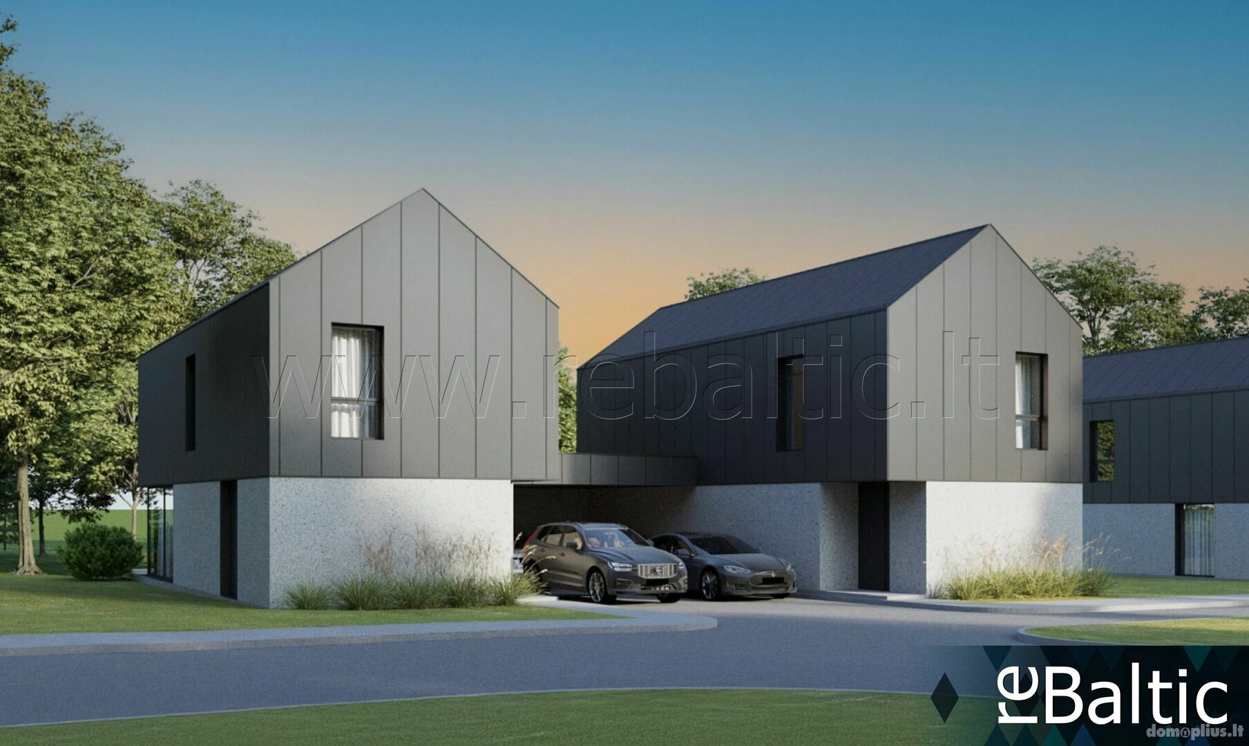 Semi-detached house for sale Vilniuje, Naujoji Vilnia, Kalno g.