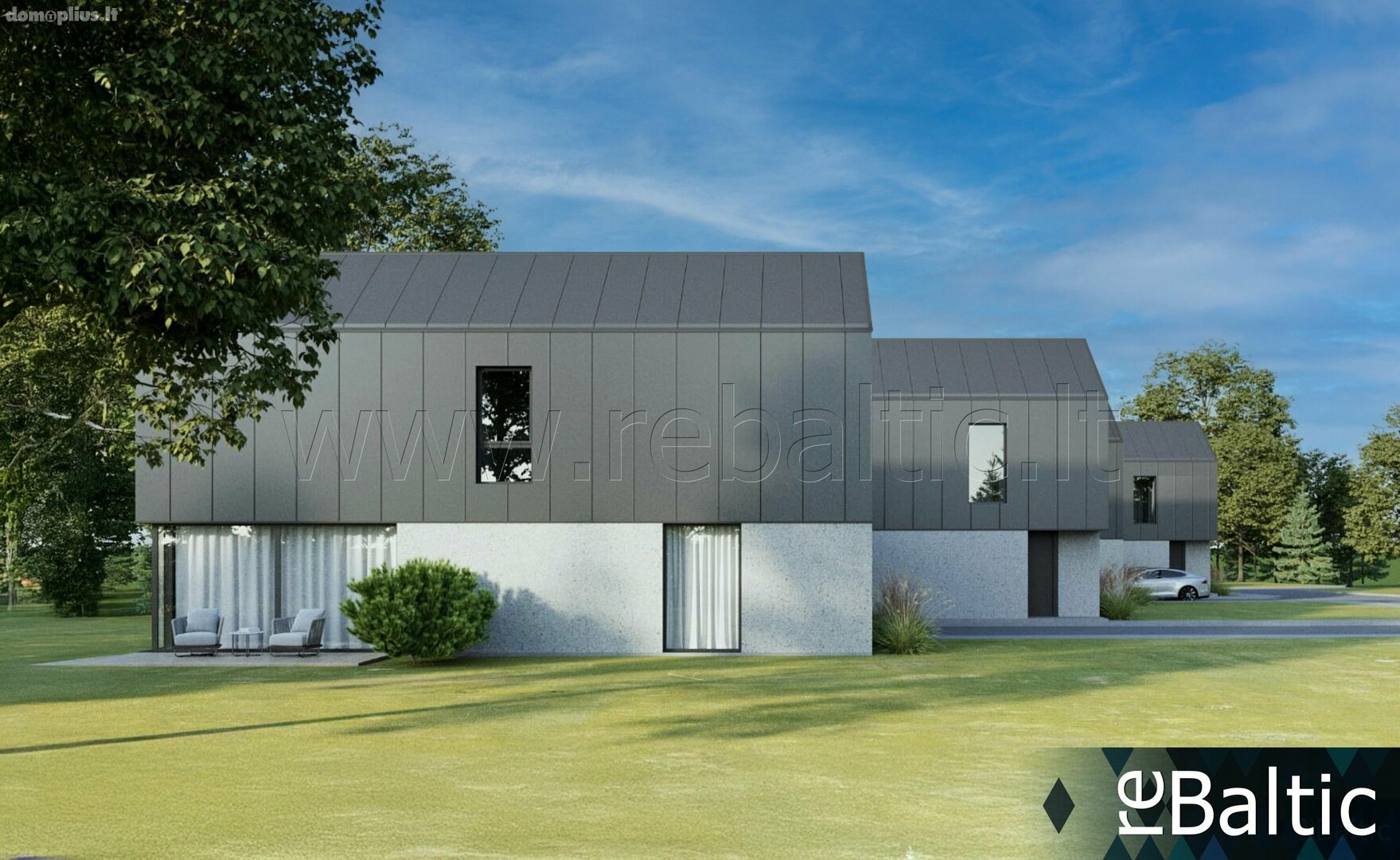 Semi-detached house for sale Vilniuje, Naujoji Vilnia, Kalno g.