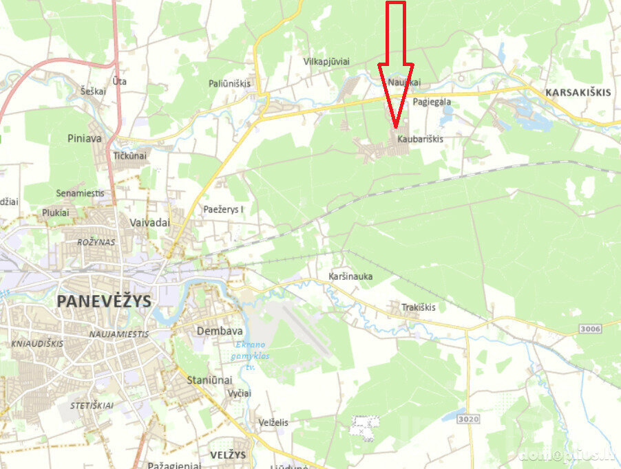 Продаётся дача Panevėžio rajono sav., Kaubariškyje, Tiesioji al.