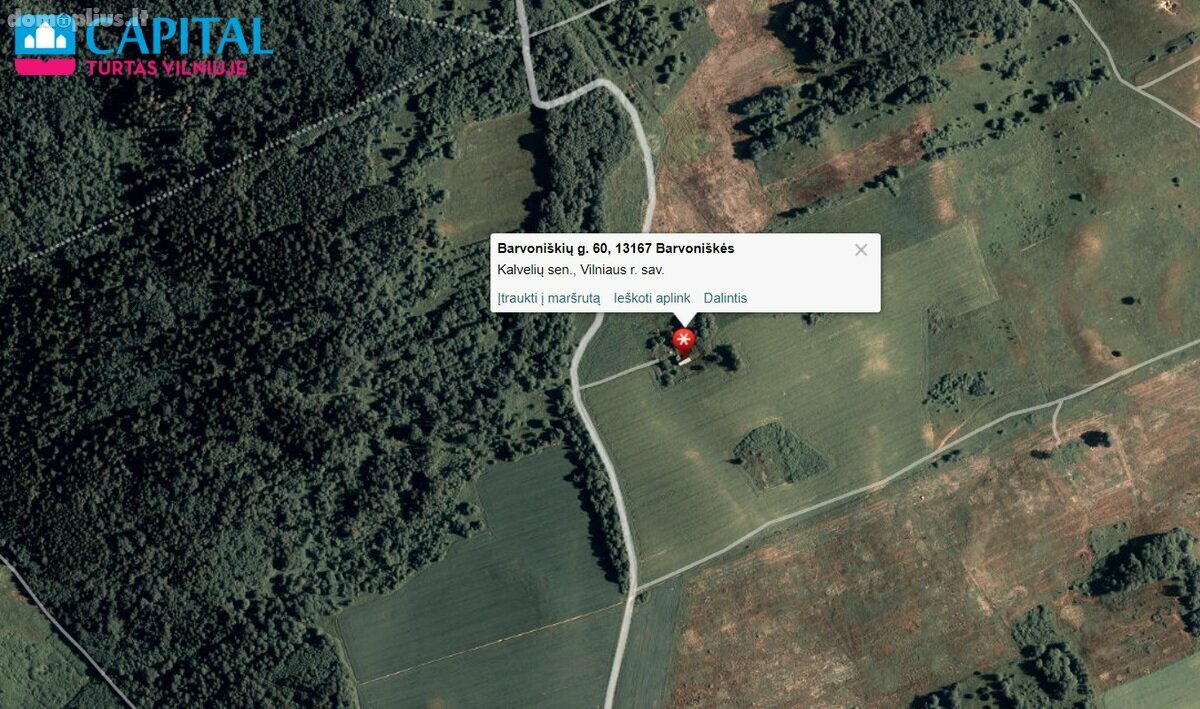 Parduodamas gyvenamasis namas Vilniaus rajono sav., Barvoniškėse