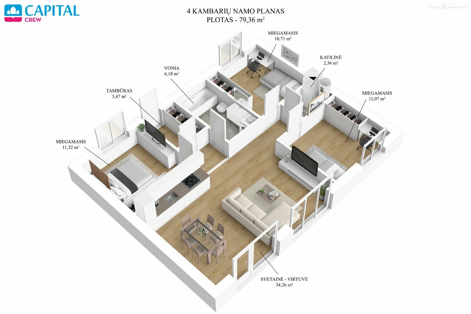 House for sale Vilniaus rajono sav., Karklėnuose