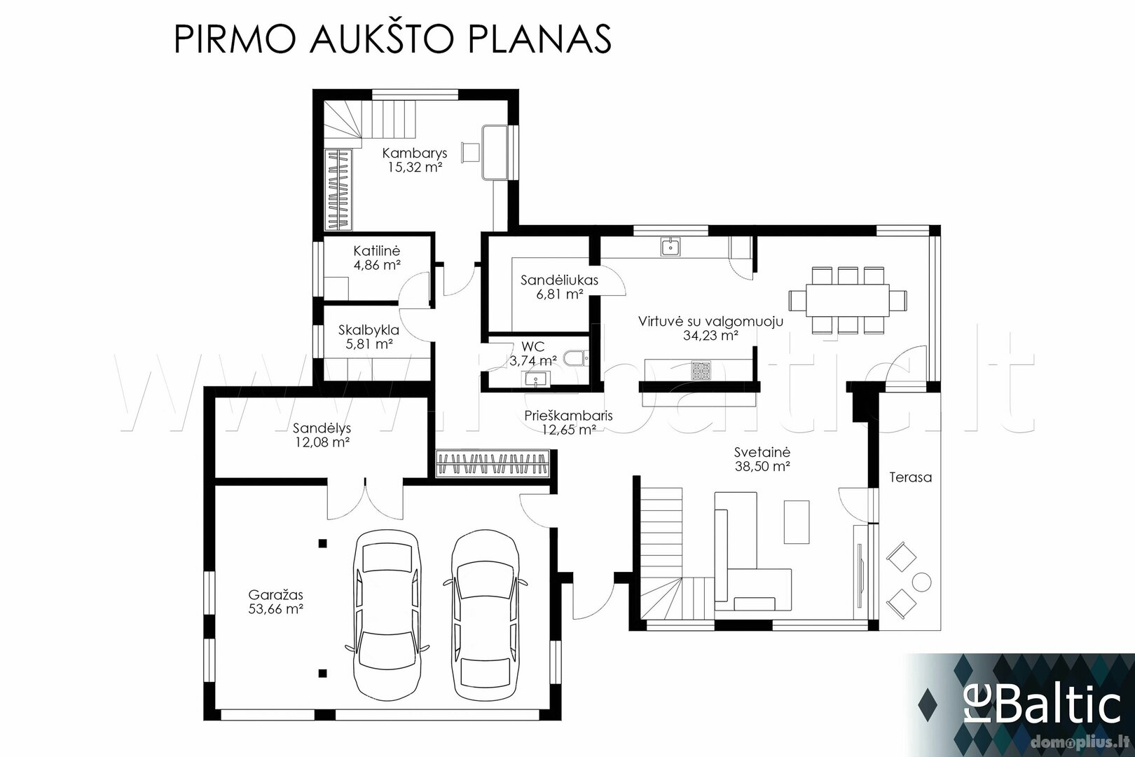Parduodamas gyvenamasis namas Vilniaus rajono sav., Riešėje, Siesarčio g.