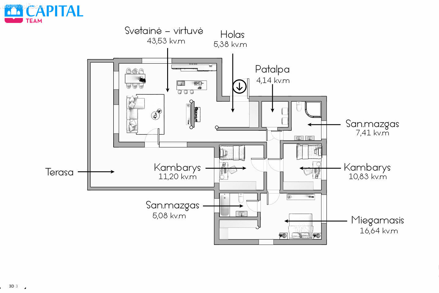Продаётся дом Vilniuje, Pavilnyje, Kazio Bizausko g.