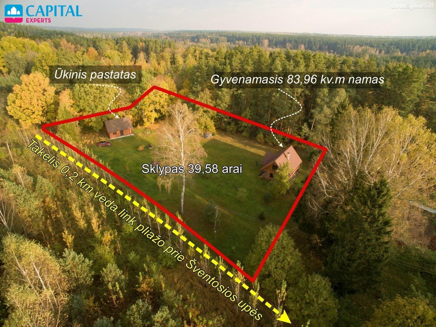 Parduodama sodyba Anykščių rajono sav., Migdoliškyje