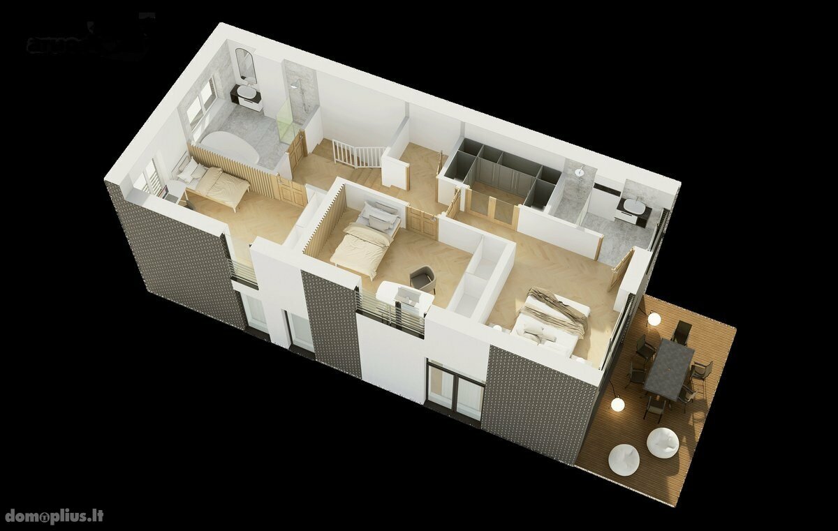Semi-detached house for sale Klaipėdos rajono sav., Slengiuose, Ežero g.