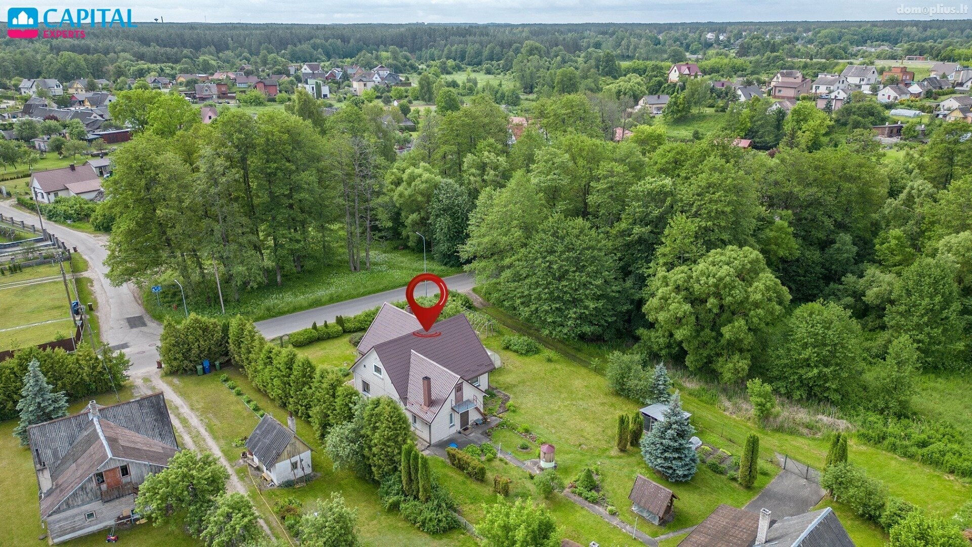 Parduodama gyvenamojo namo dalis Varėnos rajono sav., Senoji Varėna, A. Ryliškio g.