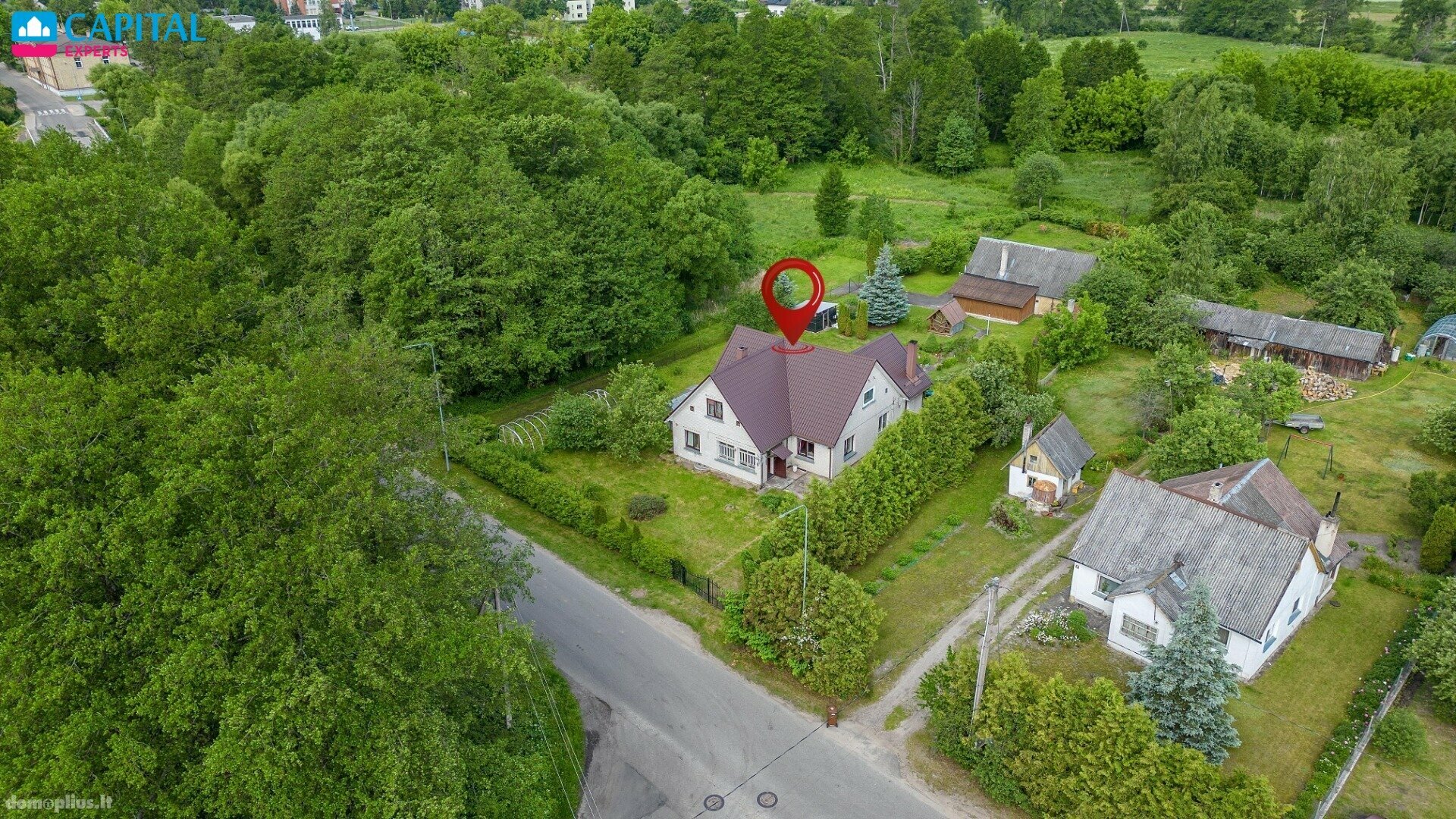 Parduodama gyvenamojo namo dalis Varėnos rajono sav., Senoji Varėna, A. Ryliškio g.