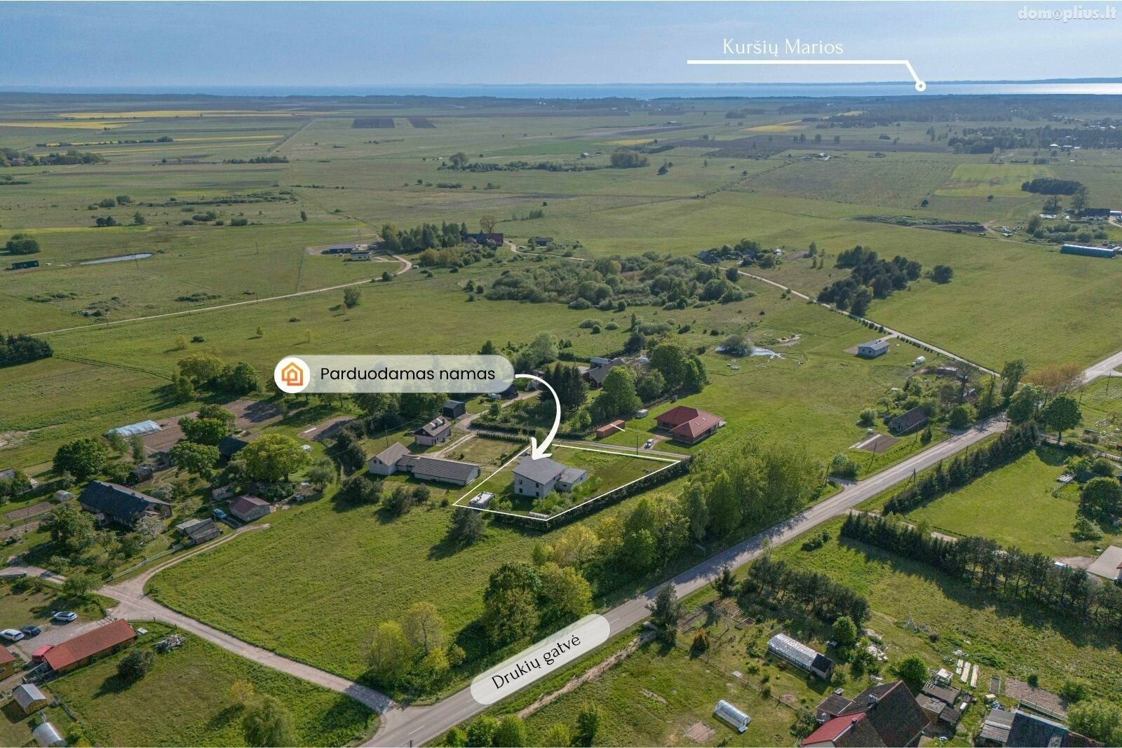 Parduodamas gyvenamasis namas Klaipėdos rajono sav., Pangesuose, Drukių g.