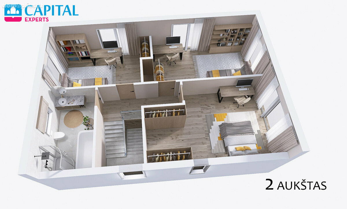 Semi-detached house for sale Vilnius