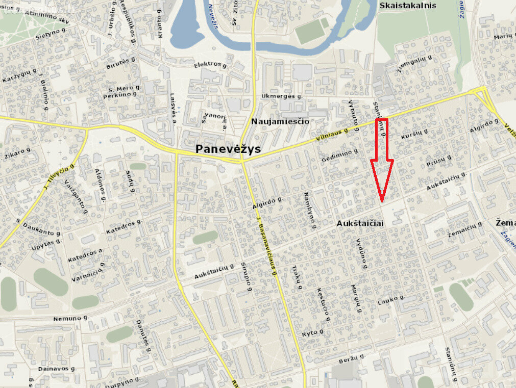 Продаётся часть дома Panevėžyje, Centre, Vytauto g.