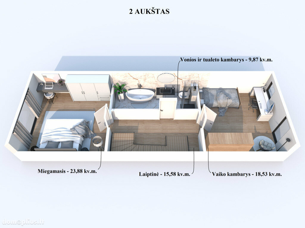 Parduodamas gyvenamasis namas Panevėžio rajono sav., Ajerų aklg.