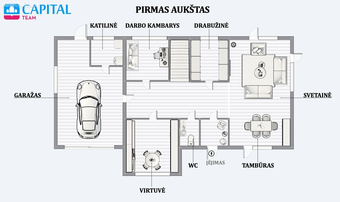 Parduodamas gyvenamasis namas Vilniaus rajono sav.