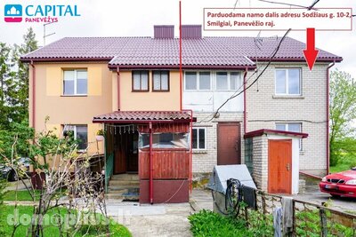 Parduodama gyvenamojo namo dalis Panevėžio rajono sav., Smilgiuose, Sodžiaus g.