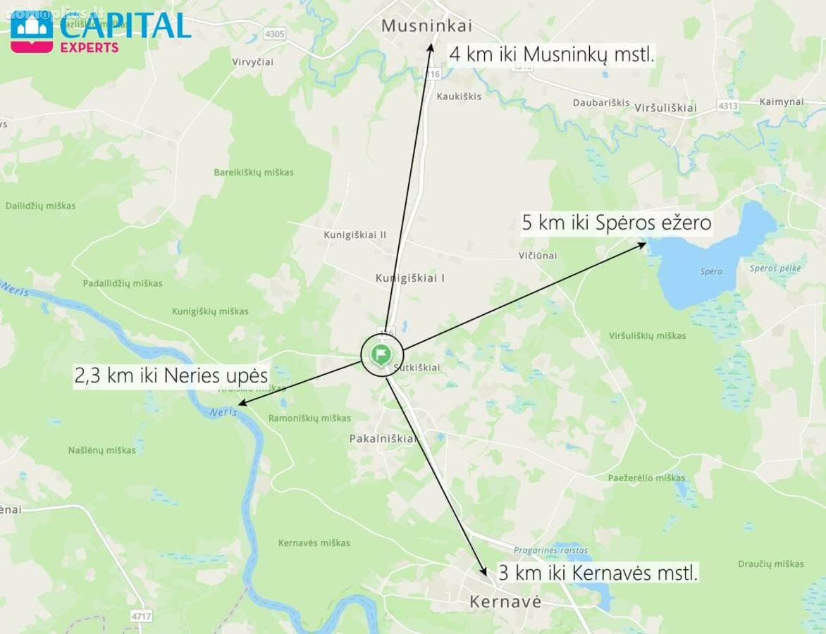 Parduodamas gyvenamasis namas Širvintų rajono sav., Pakalniškiuose
