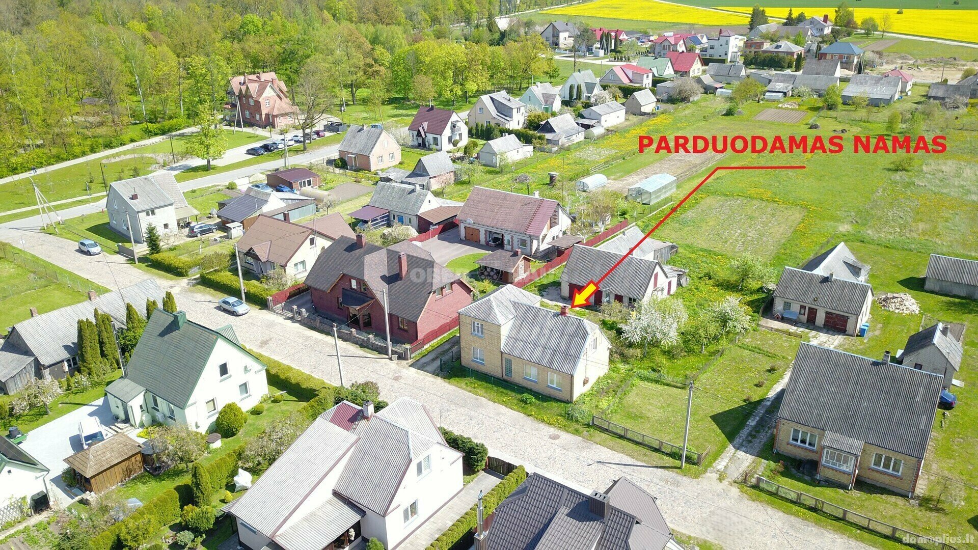 Parduodamas gyvenamasis namas Joniškio rajono sav., Žagarėje
