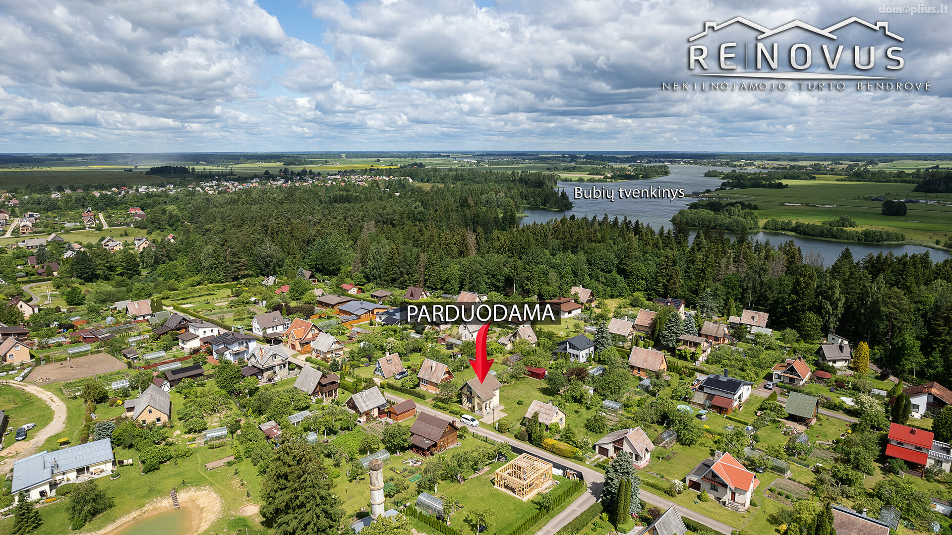 Parduodamas sodo namas Šiaulių rajono sav., Gervėnuose, Vyturių g.