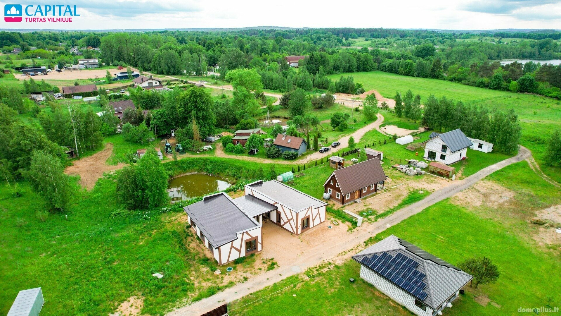 Parduodamas sublokuotas namas Trakų rajono sav., Kariotiškėse