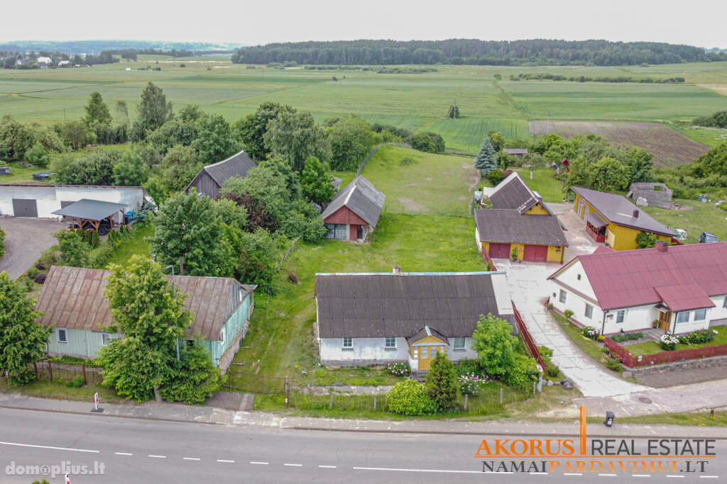 Parduodamas gyvenamasis namas Kaišiadorių rajono sav., Žasliuose, Vilniaus g.