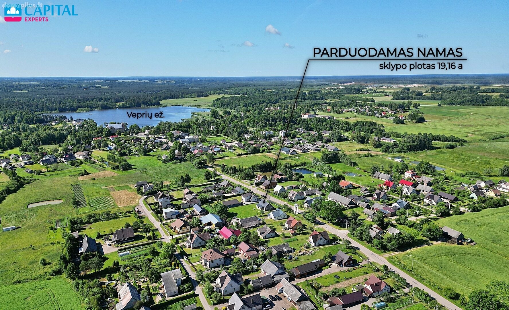 House for sale Ukmergės rajono sav., Vepriuose, Ukmergės g.